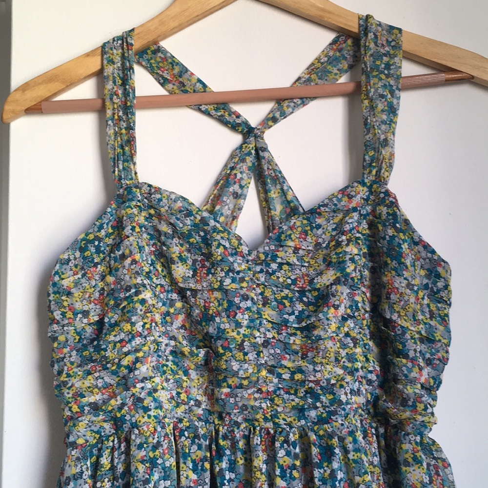ModCloth Sweetheart Floral Dress (NWOT)
